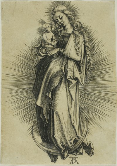 The Virgin on the Crescent by Albrecht Dürer