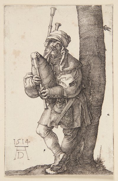 The Bagpiper by Albrecht Dürer