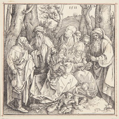 The Holy Kinship with Angels by Albrecht Dürer