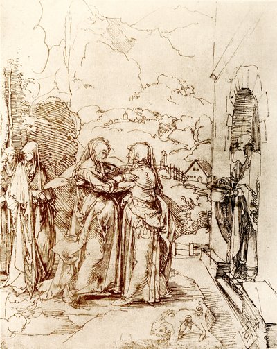 The Visitation of Mary by Albrecht Dürer