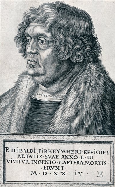 Willibald Pirckheimer by Albrecht Dürer