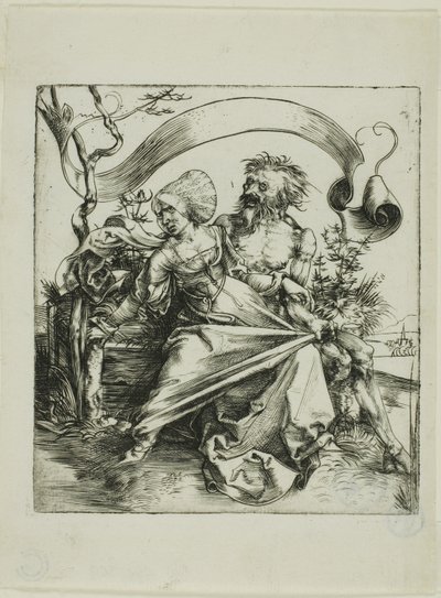 Young Woman Attacked by Death (The Ravisher) by Albrecht Dürer