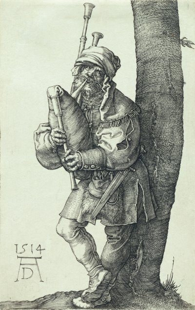 The Bagpiper by Albrecht Dürer