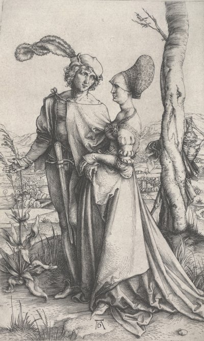 The Promenade (detail) by Albrecht Dürer