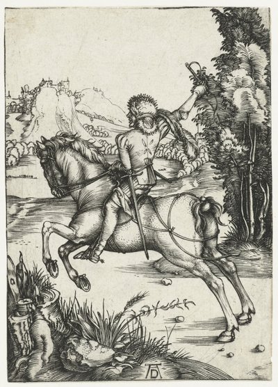 The Small Courier by Albrecht Dürer or Duerer