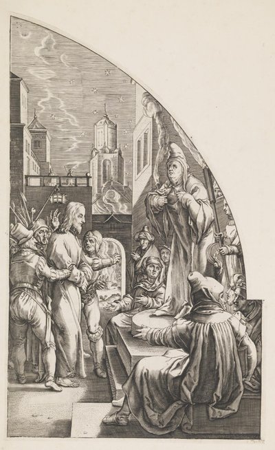 Christ before Caiaphas by Albrecht von Horn