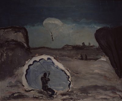 A Parachutist by Aleksandr Davidovic Drevin