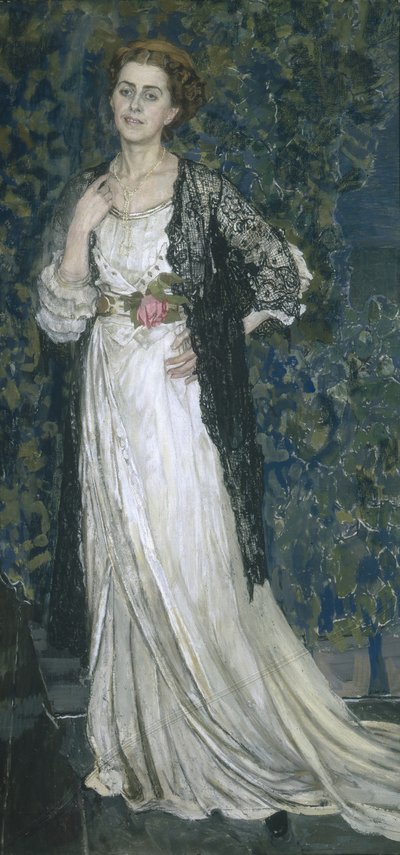Portrait of Marina Makovskaya by Aleksandr Jakovlevic Golovin