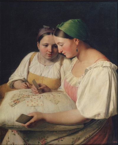 Fortune Telling by Aleksei Gavrilovich Venetsianov