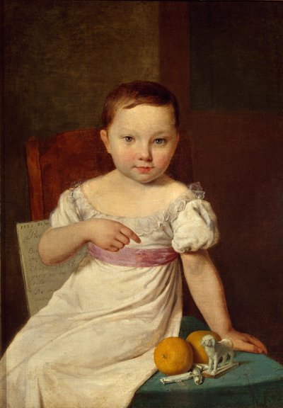 Portrait of Nastenka Khavskaya by Aleksei Gavrilovich Venetsianov