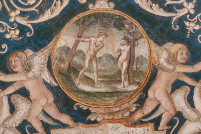 Adam and Eve (detail) by Alessandro Araldi