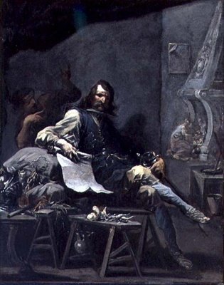 Satire on a Nobleman in Misery by Alessandro Magnasco