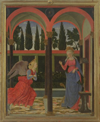 Annunciation by Alessio Baldovinetti