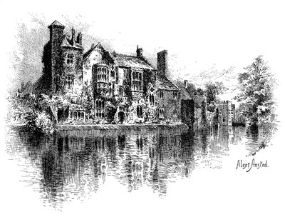 Wells Palace, Somerset, 1895 by Alex Ansted