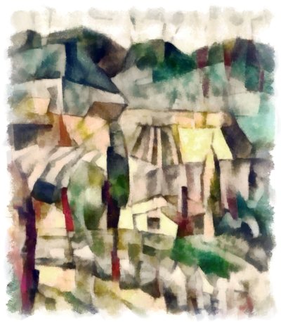 View (Green) #28 by Alex Caminker