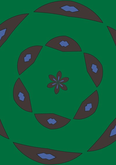 Arabesque #8, 2019 by Alex Caminker