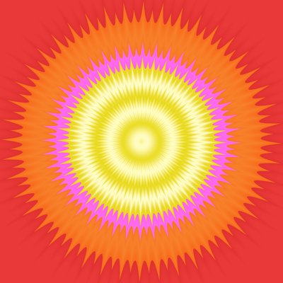 Bursts in the Sun by Alex Caminker