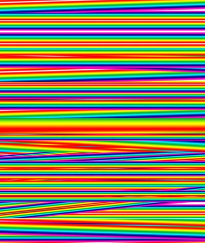 Rainbow Magnet Field, 2017 by Alex Caminker
