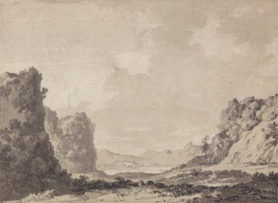 A Valley by Alexander Cozens