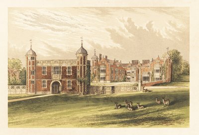 Charlecote, Warwick, England, 1880 (engraving) by Alexander Francis (after) Lydon