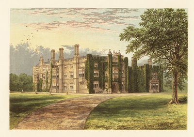 Drakelowe Hall, Derbyshire, England by Alexander Francis (after) Lydon