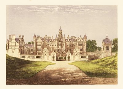 Harlaxton Manor, Lincolnshire, England by Alexander Francis (after) Lydon