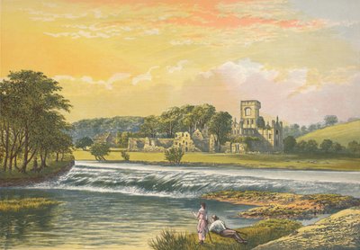 Kirkstall Abbey by Alexander Francis Lydon