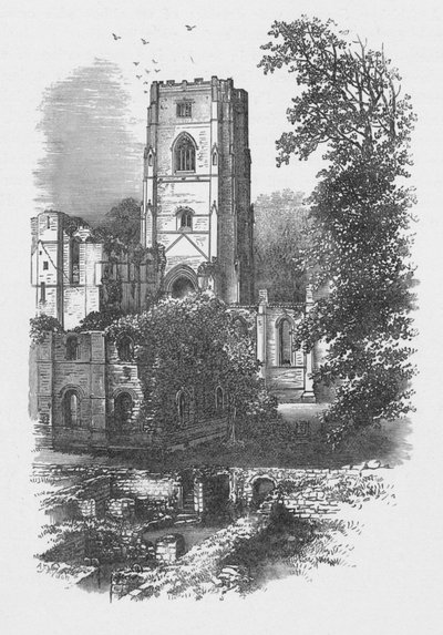 The Tower, Fountains Abbey, c1880 by Alexander Francis Lydon