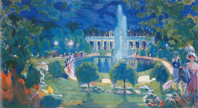 Fountains by Alexander Fyodorovich Gaush