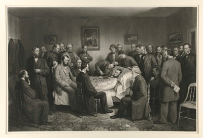 Lincoln on his deathbed by Alexander Hay Ritchie
