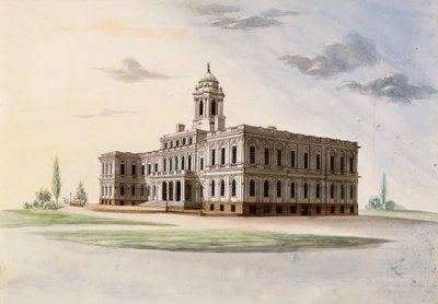 City Hall, New York by Alexander Jackson Davis