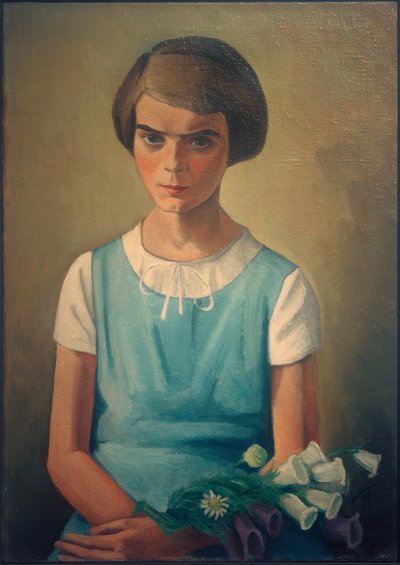 Portrait of Daughter Angelina by Alexander Kanoldt