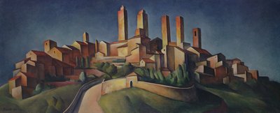 San Gimignano by Alexander Kanoldt