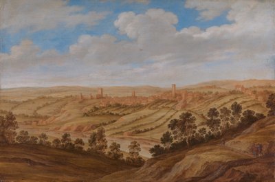 Richmond Castle, Yorkshire by Alexander Keirincx