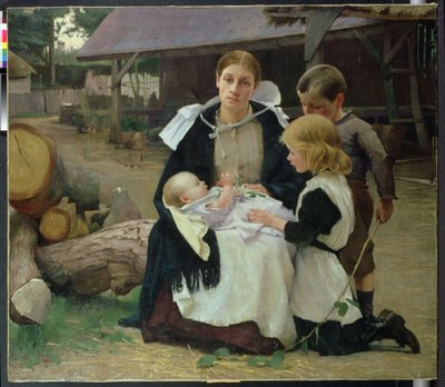 The New Baby, c.1886-88 by Alexander Mann