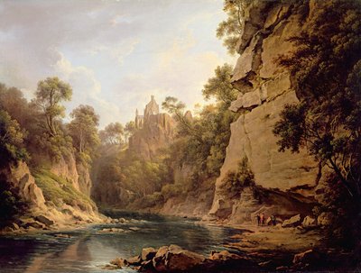 Hawthornden Castle, near Edinburgh by Alexander Nasmyth
