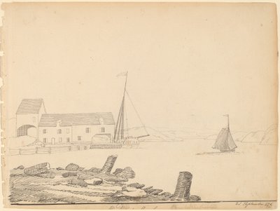 Hudson River Landing by Alexander Robertson