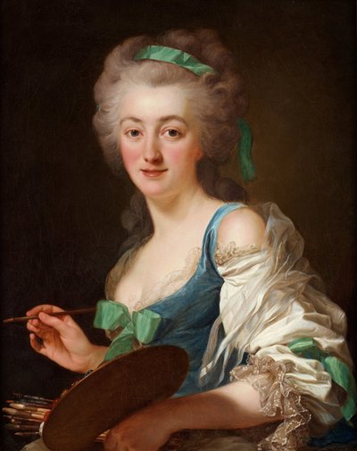 Portrait of Anne Vallayer-Coster by Alexander Roslin