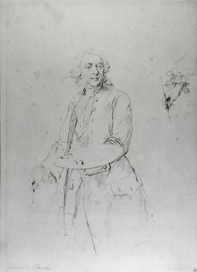 Portrait of Francois Boucher (1703-70) by Alexander Roslin