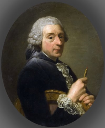 Portrait of François Boucher 1703-1770 by Alexander Roslin