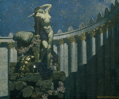 Dido on the Pyre by Alexander Rothaug