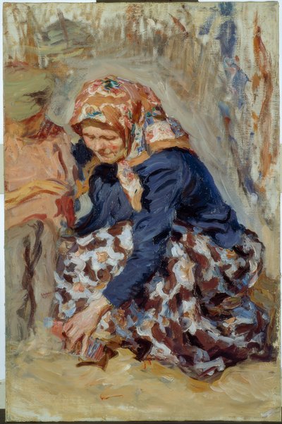 The Toy Seller by Alexander Viktorowitsch Morawow