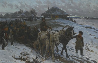 Leaving for the Hunt by Alexander Vladimirovich Makovsky