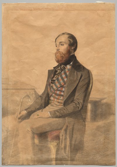 Portrait of Alfred de Musset (1810-1857) by Alexandre Bida