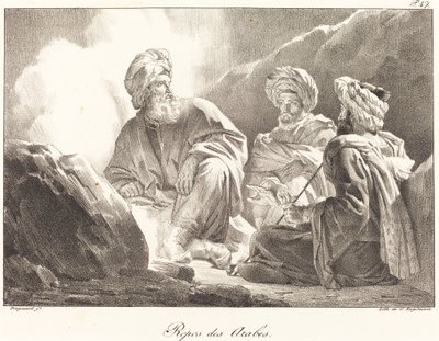 Rest of the Arabs by Alexandre Evariste Fragonard