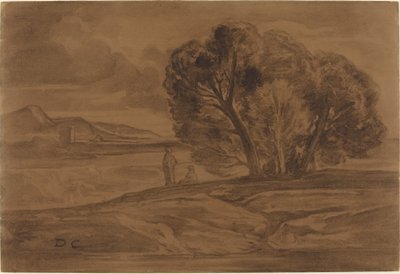 Oriental Landscape by Alexandre Gabriel Decamps