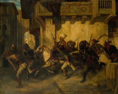 The Turkish Patrol by Alexandre Gabriel Decamps