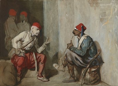 Turkish Guardsmen by Alexandre Gabriel Decamps