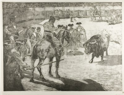 Bull-Fight by Alexandre Lunois