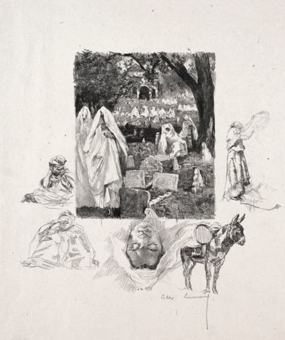Moroccan Sketches by Alexandre Lunois
